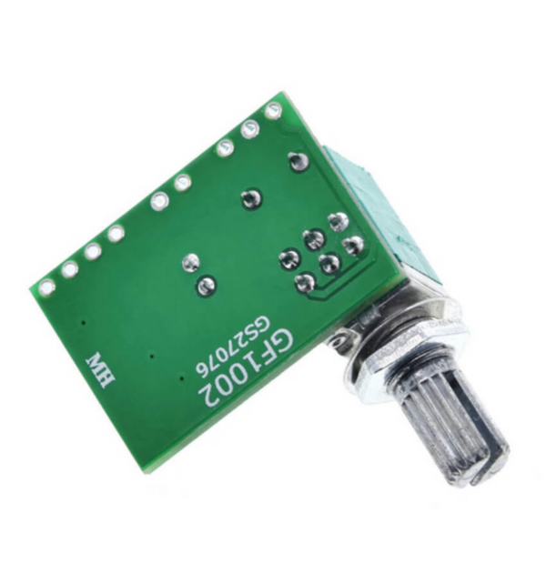 Mini amplificador PAM8403 estéreo 2 canais 3W + 3W com ajuste de volume