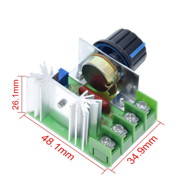 Módulo Dimmer AC 2000W 220V regulador de tensão