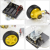 kit-chassi-4wd- Kit Chassi 4WD Robô para Arduino com quatro rodas