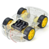 kit-chassi-4wd-robo Kit Chassi 4WD Robô para Arduino com quatro rodas