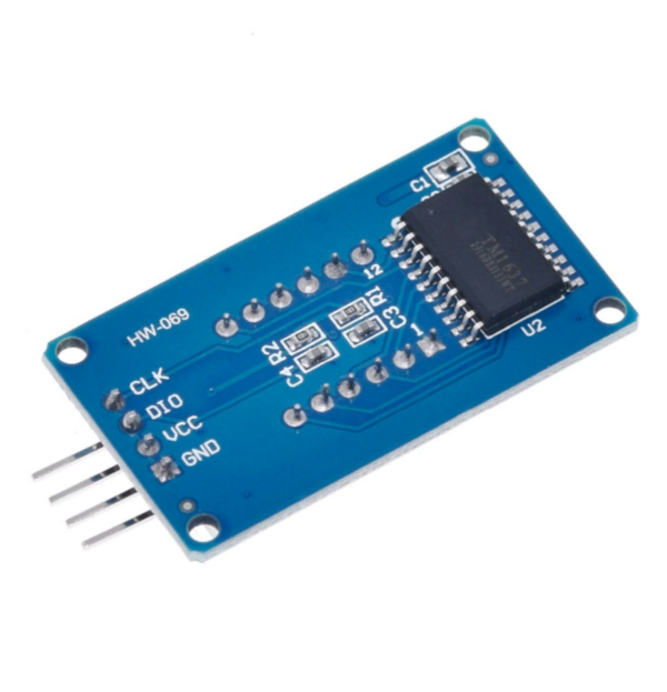 Módulo display TM1637 com 4 dígitos de 7 segmentos