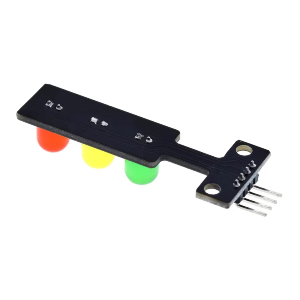 Módulo semáforo LED para Arduino com luzes vermelha amarela e verde