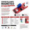 sensor--magnetico-efeito-hall-ky-024 Sensor de campo magnético linear efeito Hall KY-024