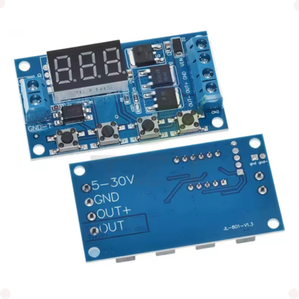 Temporizador digital MOS programável XY-J04 5 a 30V