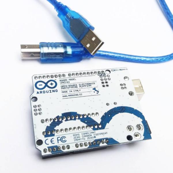 arduino-uno-dip-cabo- Arduino Uno R3 ATmega328P com ATmega16U2 e cabo USB