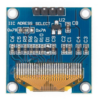 Display OLED 0,96 polegadas 128x64 pixels I2C azul e amarelo