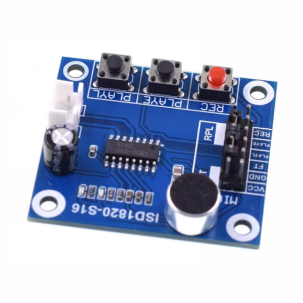 modulo-gravador-voz-player-isd1820-alto-falante Módulo gravador de voz e player ISD1820 com alto-falante