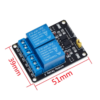 modulo-rele-2-canais-5v-acoplador Módulo relé 2 canais 5V com acoplador óptico