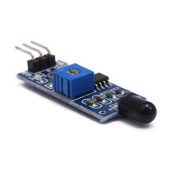 modulo-sensor-chama-fogo-infravermelho- Módulo sensor de chama e fogo infravermelho para Arduino