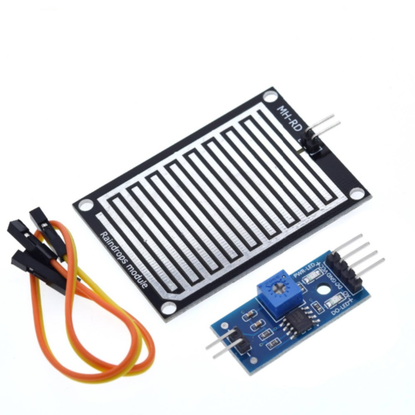 modulo-sensor-chuva Módulo sensor de chuva FC-37 com placa detectora para Arduino