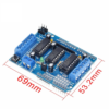 motor-shield-l293d-arduino- Motor Shield L293D para Arduino com 4 canais