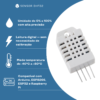sensor-dht22-umidade-temperatura- Sensor de umidade e temperatura DHT22